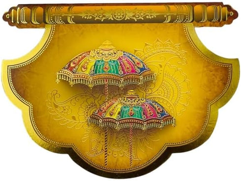 srne (Pack 10) 2-fold Set Shagun Envelopes of Pankha Fan Shaped Fancy Designer Money Cash Gift Envelope for Indian