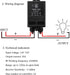 12v 12V-72V 328ft Switch,40A Remote Control Relay Switch, DC Wireless Switch Long Range, Waterproof Relay RF Remote