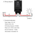 DC12V Switch,984ft Switch,DC12V/24V/48V/72V 40A Waterproof Remote Control Relay Long Range Wireless Remote Relay RF