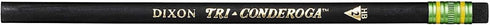 Dixon Tri-Conderoga Triangular #2 Pencils, Wood-Cased, Black, 2 Packs of 12 (22500)