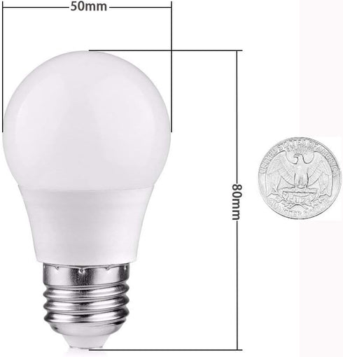 12V Low Voltage LED Light Bulbs, Daylight 3W (Only for 12-36V), Pack of 6.