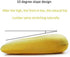 Diumy 46x36x8cm Orthopedic Seat Cushion,Memory Foam Double Hole Cushion,Sit Bone Relief Cushion for Butt,Lower