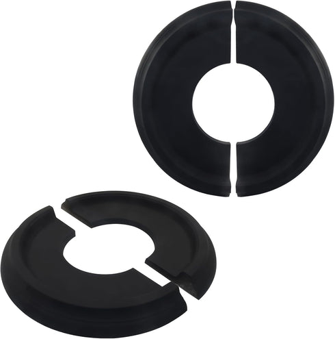 Piutouyar Black Split Ceiling Medallion, 2 Pcs 10" OD x 4" ID PU