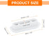 4Pcs uxcell Toilet Seat Buffer, Anti-Slip Plastic Toilet Seat Bumper, Universal Buffer Toilet Lid Rubber Bumpers