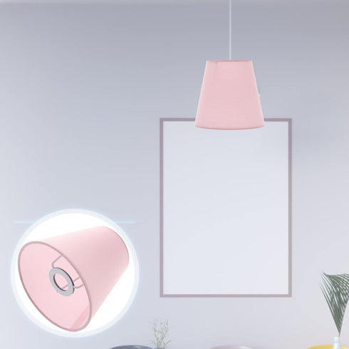 5.51X5.11X3.54In OSALADI Decorative Fabric Lampshade Small Pendant Light Shade Soft Textured Lamp Cover for Table Floor
