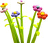Flower Pens, Creative Gel Ink Silicone Flower Pen Bulk, 0.5 mm Writing Pen for School Office Home, Teacher Student Women, Party Decor Supplies, 6 Pcs/Set (Floret) by Funny live