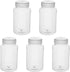 Othmro 5Pcs 200ml Plastic Lab Cylindrical Chemical Reagent Bottle for Liquid Storage
