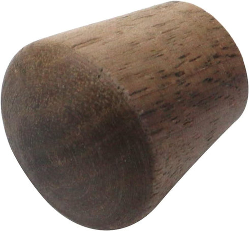 10 Wealrit pcs Small Cone Cabinet Knobs with Screws,Black Walnut Drawer Handles,Wood Cabinet Handles for Dresser