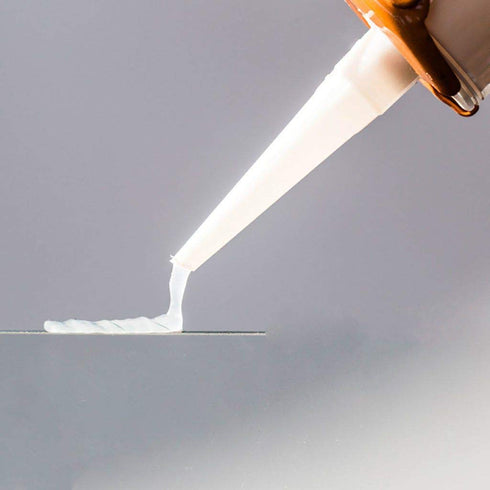 Clear 100% RTV Silicone Sealant, 10.2 Oz Cartridge
