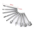 Rotary Files Woodworking Carving Tool Set, 10pcs Tungsten Carbide Burrs with 1/8inch Shank