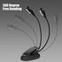 Generic LED Eye Protection Book Night Light Adjustable Mini Clip-On Study Desk Lamp Battery Charge Flexible for Travel