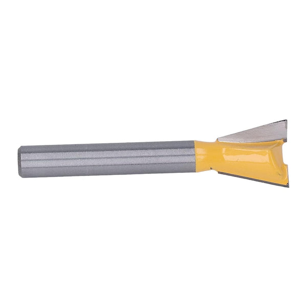 Generic (6*1/2) Tungsten Alloy Carbide PTFE Coating Dovetail Bit Adjustable Depth Woodworking Router Cutter