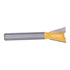 Generic (6*1/2) Tungsten Alloy Carbide PTFE Coating Dovetail Bit Adjustable Depth Woodworking Router Cutter
