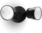 LUTEC P6221B 2000 Lumen 18 Watt LED Dual-Head Floodlight Outdoor, Switch Controlled