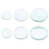 PATIKIL 6 Pack Glass Optically Polished Round Edges Lens, 5cm, 10cm Focal Length Double Convex and Concave