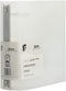 JAM PAPER Plastic 3 Inch Binder, Clear 3 Ring Binder, Sold Individually