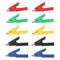 Folders Safety Test Clips 10pcs/Set P2002 20A 4mm Banana Jack Safety Test Clip for Multimeter