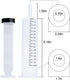 5 Pack 150ml Reusable Plastic Syringe, Individually Packaged for Scientific Labs and Dispensing
