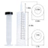 150ml Syringe with Tip Adapter, Large Plastic Syringe Individually Packaged for Scientific Labs, Dispensing