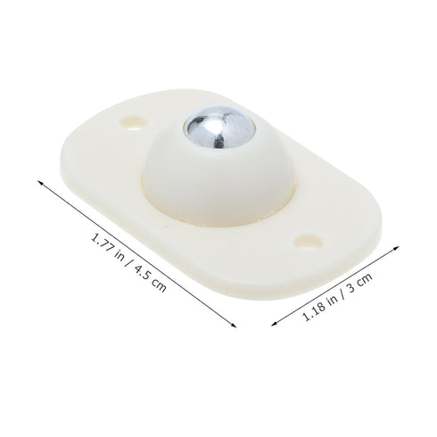 8pcs NUOBESTY Self-Adhesive Sticky Casters Universal Swivel Storage Box Wheels with Steel Ball Bearings for Rolling