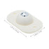 8pcs NUOBESTY Self-Adhesive Sticky Casters Universal Swivel Storage Box Wheels with Steel Ball Bearings for Rolling