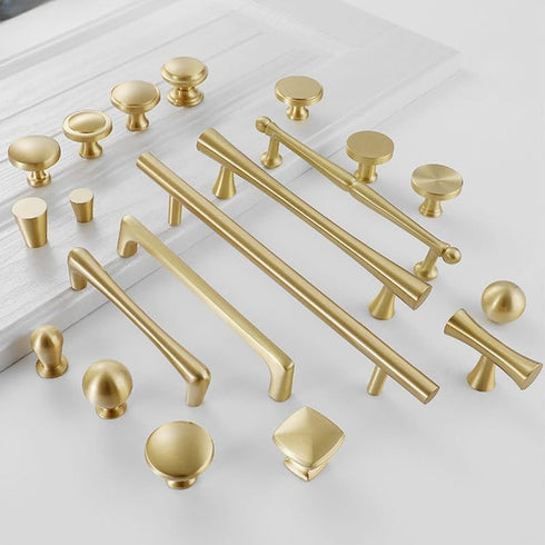 SANCHAKOU 2 Pack 160 128 30Mm Cabinet Door Knobs Chinese Brass Two Hole Bedside Cabinet Shoe Cabinet Drawer Handle * *