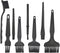 WMYCONGCONG 8 in 1 Plastic Handle Nylon Anti Static Brushes Cleaning Keyboard Brush Kit, Portable Nylon Cleaning