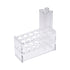 uxcell Acrylic Test Tube Holder Lab Stand Rack, 2x6 Wells for 10ml Centrifuge Tubes, Clear