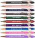 Inspirational Quotes Ballpoint Pen, 2-in-1 Touch Screen Stylus, Retractable with Stylus Tip, 1.0 mm Black Ink, 10 Count