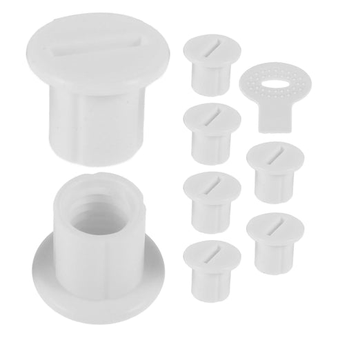 MAGICLULU Potty Toilet Ladder Screw Replacement Set, 8 Pack Plastic Training Seat Bolts