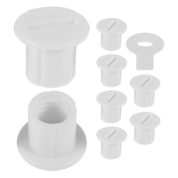 MAGICLULU Potty Toilet Ladder Screw Replacement Set, 8 Pack Plastic Training Seat Bolts