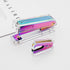 Clear Acrylic Rainbow Stapler, Colorful Desktop Stapler with Classic Modern Design, Gift Idea