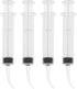 4pcs Disposable Dental Irrigation Syringe with Curved Tip Colostrum Syringes for Dental Care