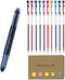 Pilot Hi-tec-c Coleto 5 Color Multi Pen Body Component, Navy, 0.3mm 10 Color Ink Refills
