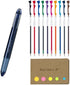 Pilot Hi-tec-c Coleto 5 Color Multi Pen Body Component, Navy, 0.3mm 10 Color Ink Refills