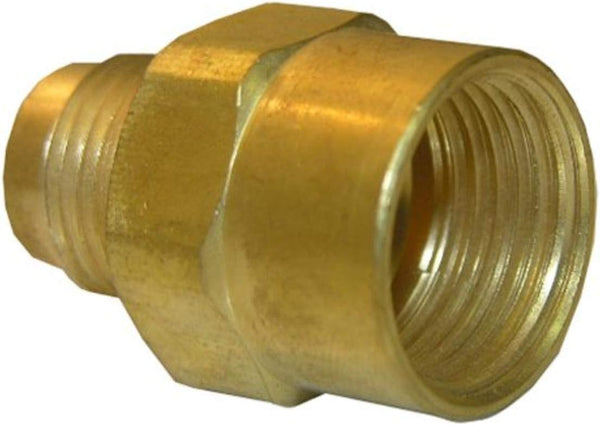 LASCO 5/8-Inch Female Flare by 15/16-Inch Male Flare Brass Adapter, 17-5859