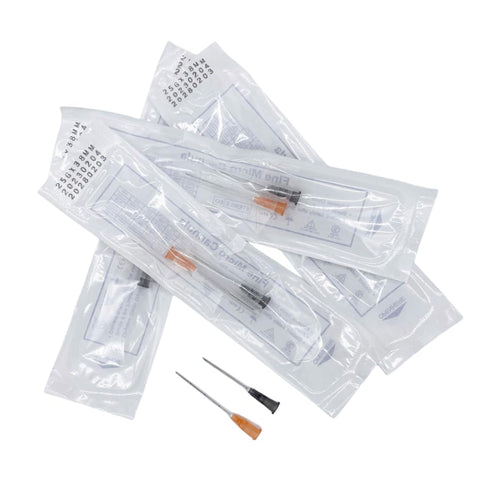 Professional Blunt Tips for Face Lifting, 18g 22g 23g 25g 27g 30g, 50mm/38mm/25mm Gauge Size (5pcs 25g-38mm)