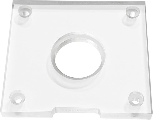 Fastfish 3/8" Thick Router Baseplate Upgrade with Bushing Compatibility for Bosch Colt PR20EVS