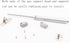 80N/18 lb Gas Strut Cabinet Hinge Safety Lift Support, 6" Length, 4 Set, Silver
