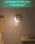 15.5W) Alitayee LED Night Light, Night Lights Plug Into Wall, Smart Light Sensor Nightlight with USB C Charger(MAX