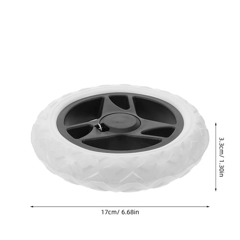 2pcs Amosfun Laundry Cart Wheel Replacement for Shopping Trolley Grocery Trolley Rolling Cart Wheel