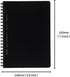 Kokuyo. Soft Ring Notebook Business, 5mm Grid 70 Sheets Black (B6) - 3 Pack by KOKUYO