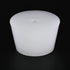MECCANIXITY Silicone Rubber Tapered Plug White 42mm to 52.7mm with Hole for Powder Coating, Laboratory Use