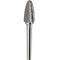 SF-5 Tungsten Carbide Burr Rotary File, Tree Shape, Double Cut for Die Grinder, 1/4'' Shank, 1'' Cutter Length