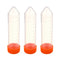 Othmro 50ml Conical Centrifuge Test Tubes, 50pcs with Random Color Screw Cap for Liquid Sample Storage