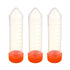 Othmro 50ml Conical Centrifuge Test Tubes, 50pcs with Random Color Screw Cap for Liquid Sample Storage