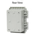 LeMotech Electrical Box, IP67 Waterproof Hinged Cover Junction Box, ABS Plastic with Mounting Plate