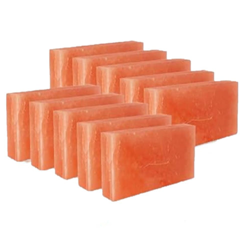 Generic 8x4x1 (4) Himalayan Salt Block & Pink Salt Tiles for Wall, Spa, Sauna and Home Dcor