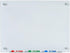 Audio-Visual Direct White Glass Dry-Erase Board Set - 2' x 1.5', Includes Hardware & Marker Tray (Non-Magnetic)