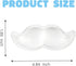 Elbow Gel Wrist Rest for Keyboard and Mouse Transparent White Mustache Pad Cushion Ergonomic Cute Clear Cool Mouse